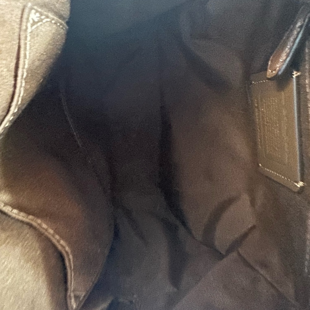 Mini coach Charlie Backpack Bag In Pebble Leather Saddle - Picture 5 of 13